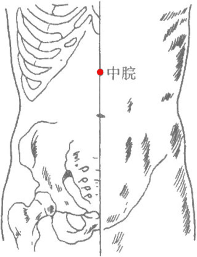 中脘穴的位置
